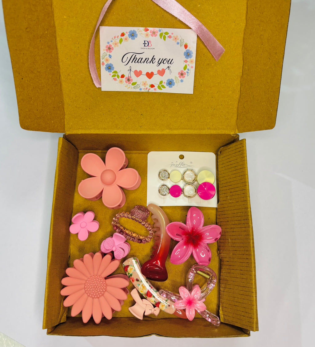 Hamper for her (pink Blush)