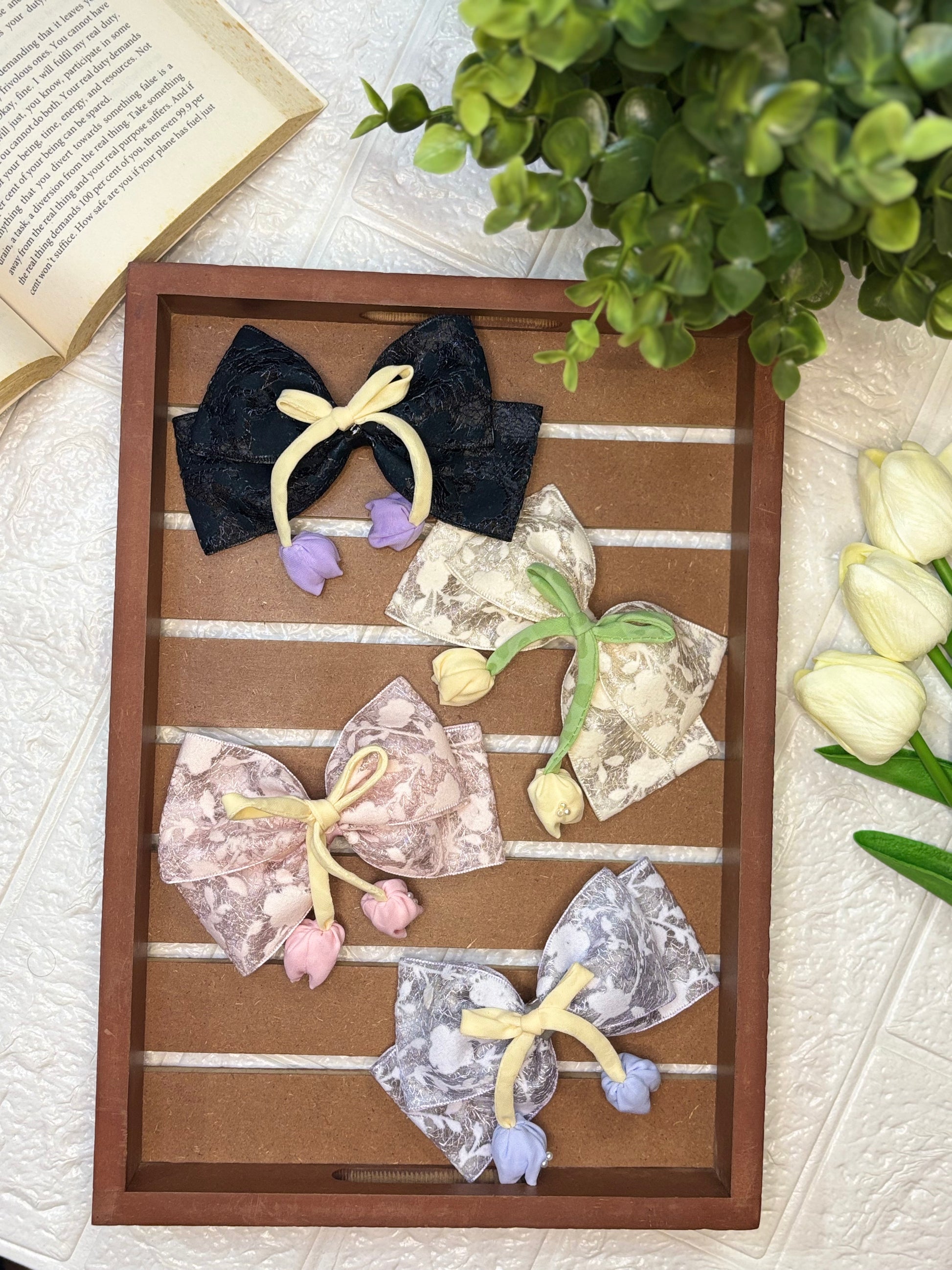 Trendy Tulip Hair Bow