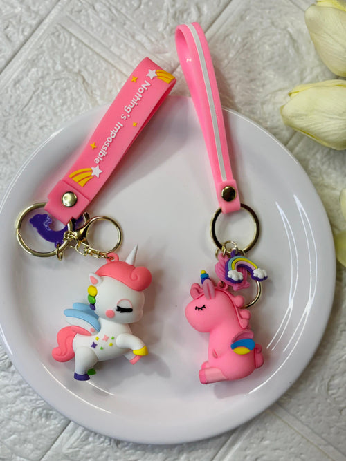 3D New Unicorn keychains
